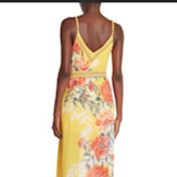Flying Tomato Floral For Delilah Maxi Yellow Dress - Picture 4 of 5